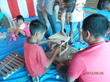 「夏祭り～親子木工教室～」開催しました