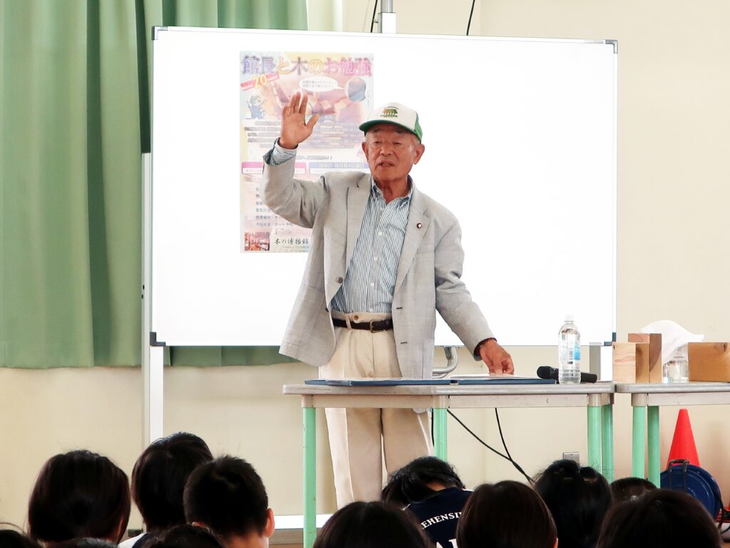 2023年度、開智小学校にて木力館館長による特別授業　学校編